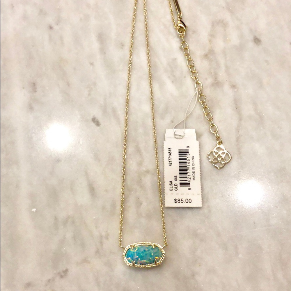 Kendra Scott Elisa turquoise opal necklace, NWT